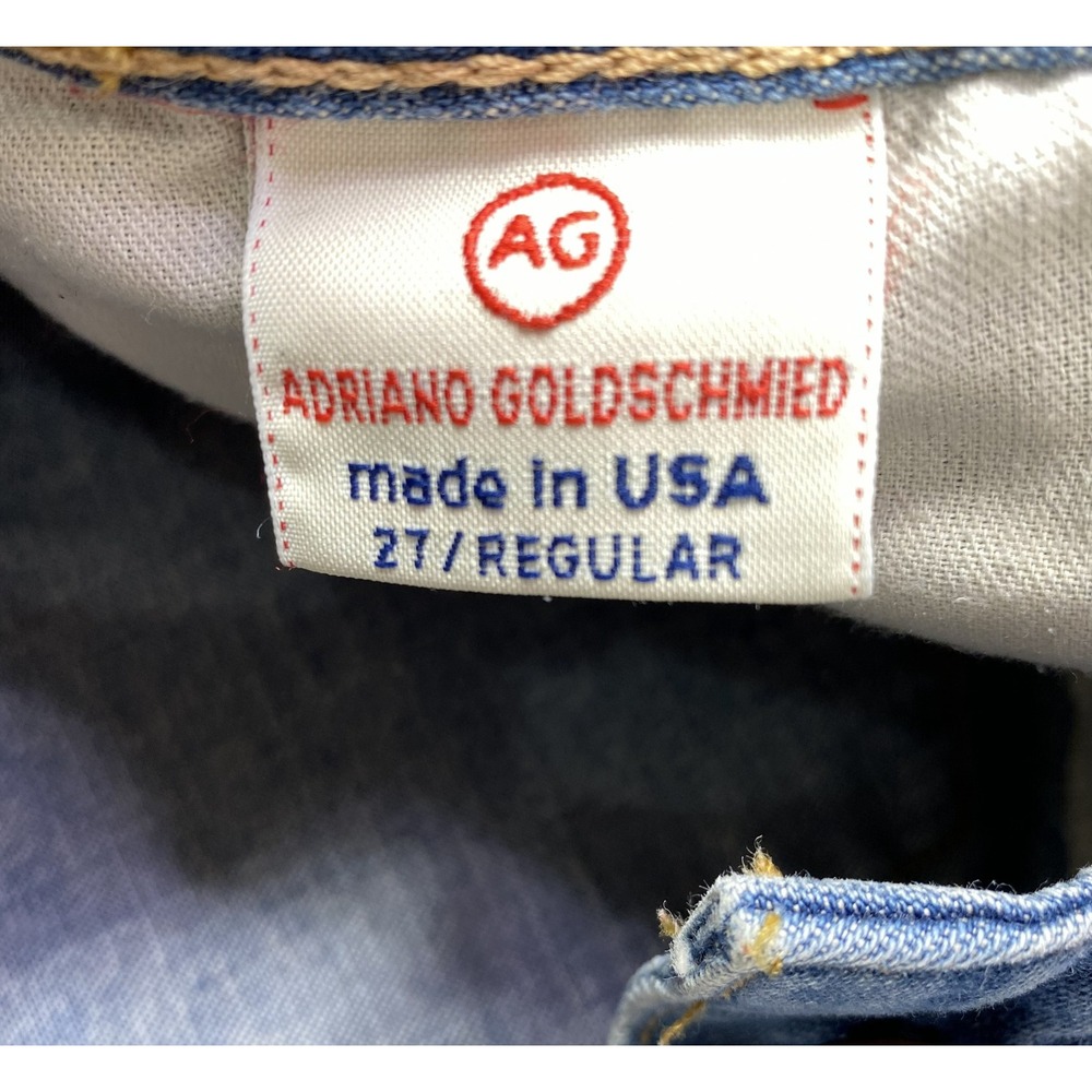 AG Adriano Goldschmied The Gemini Boot Cut Jeans Womens Blue Made in USA - Picture 11 of 16